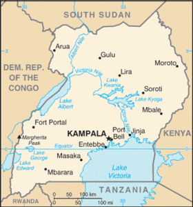 Uganda Map 280x300 