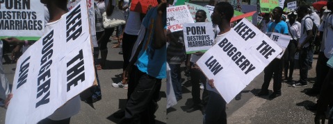 "Love March" in Jamaica (Photo courtesy of AntiGayFactCheck.org)