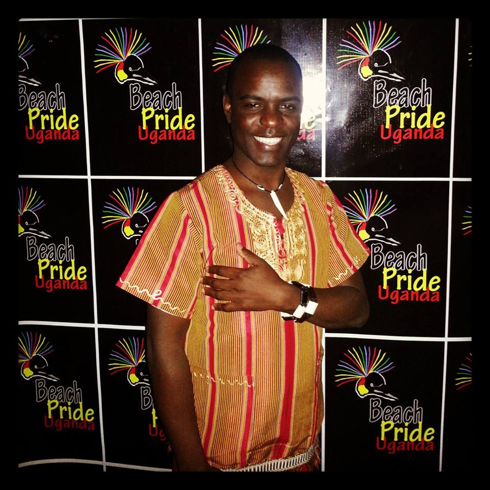 Frank Mugisha at Uganda Pride 2013's cultural gala. (Photo courtesy of Facebook)