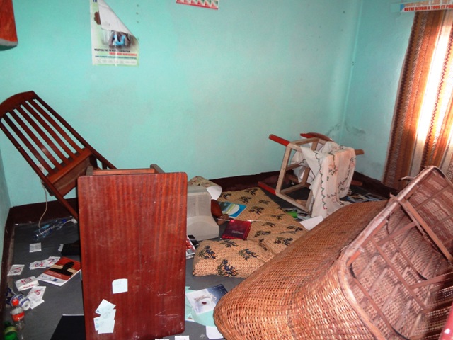 Office of CAMEF (Cameroon Association for Empowerment Outreach Programs) was vandalized Dec. 22