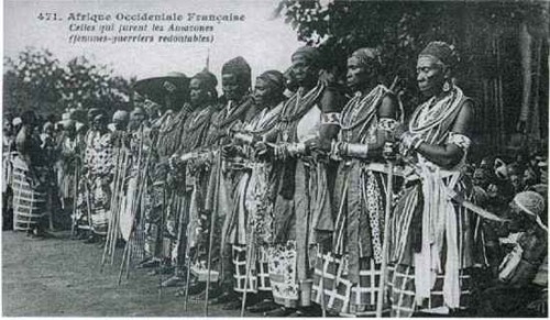In the former Kingdom of Dahomey, women could be soldiers (above) and older women would sometimes marry younger women, according to anthropologist Melville Herkovits.