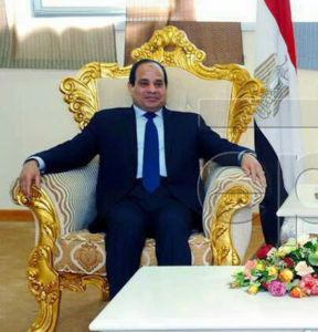 Game of thrones: Sisi at his most Napoleonic. (Photo courtesy of Scott Long)