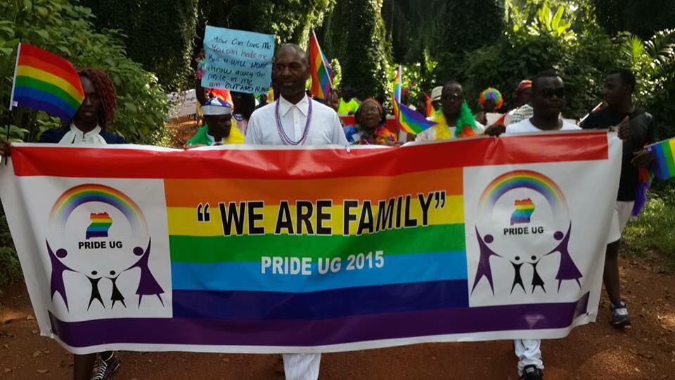"We Are Family" was the theme of Uganda Pride 2015. (Photo courtesy of Facebook)