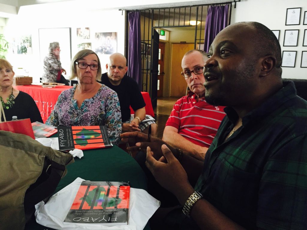 Anglo-Nigeria LGBTI activist Davis Mac-Iyalla discussed the harsh conditions in Nigeria and his work in West Africa in general during a visit on Aug. 30, 2015, to St. Thomas the Apostle Episcopal Church in West Hollywood, California. (Colin Stewart photo)