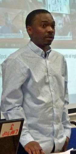African LGBTI activist Edwin Sesange (Photo courtesy of WorkersLiberty.org)