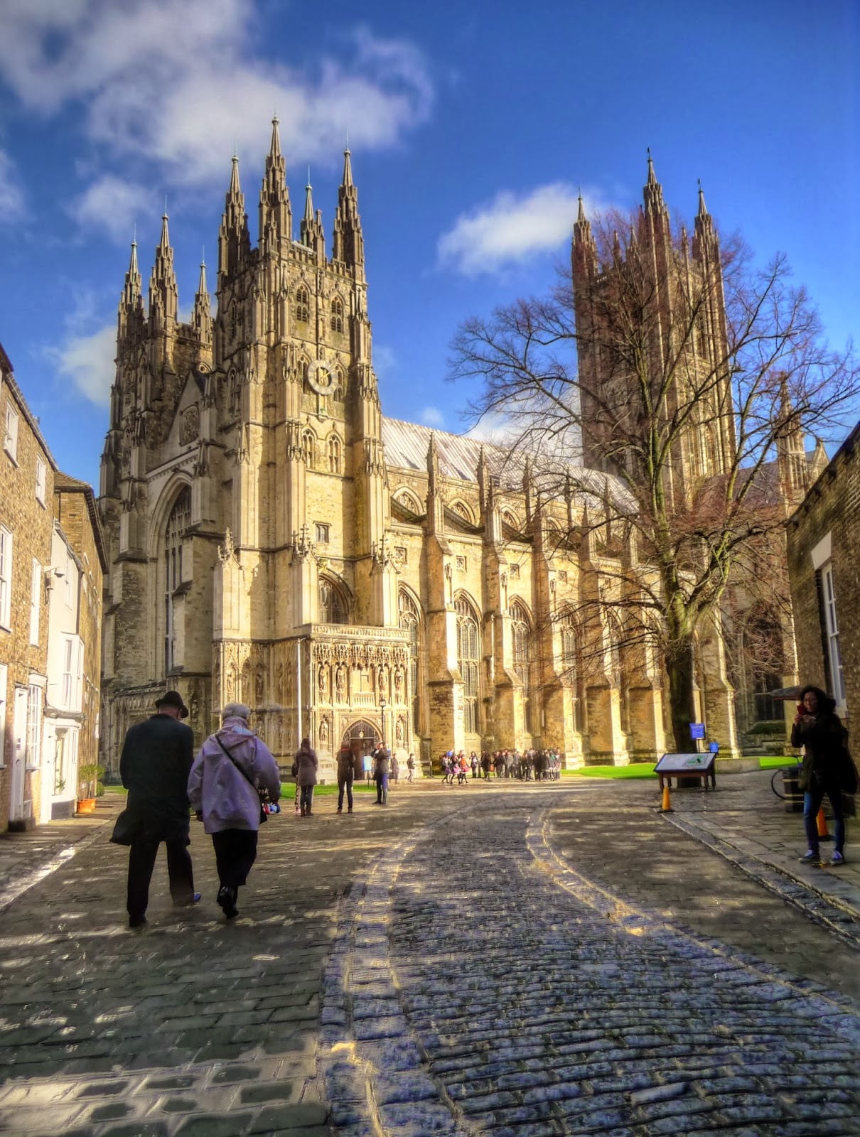 Canterbury Cathedral, seat of the Archbishop of Canterbury, the spiritual leader of the Anglican Communion.