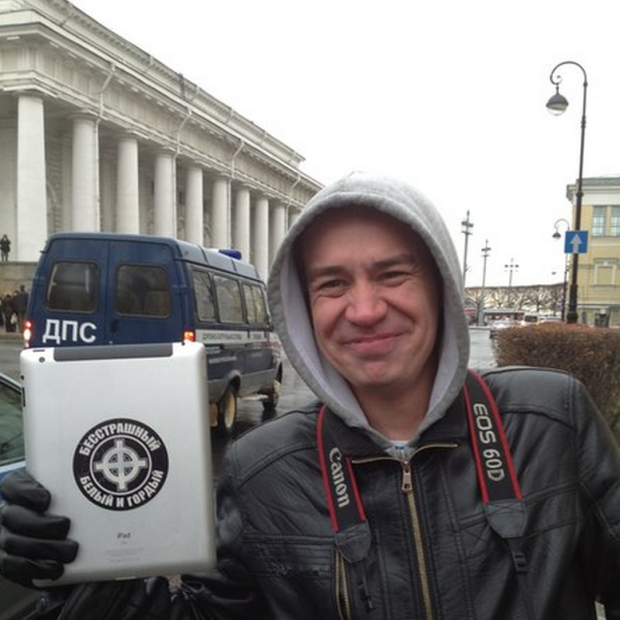 Timur Bulatov, self-described "homophobic wolf." (Photo courtesy of Vocativ.com)