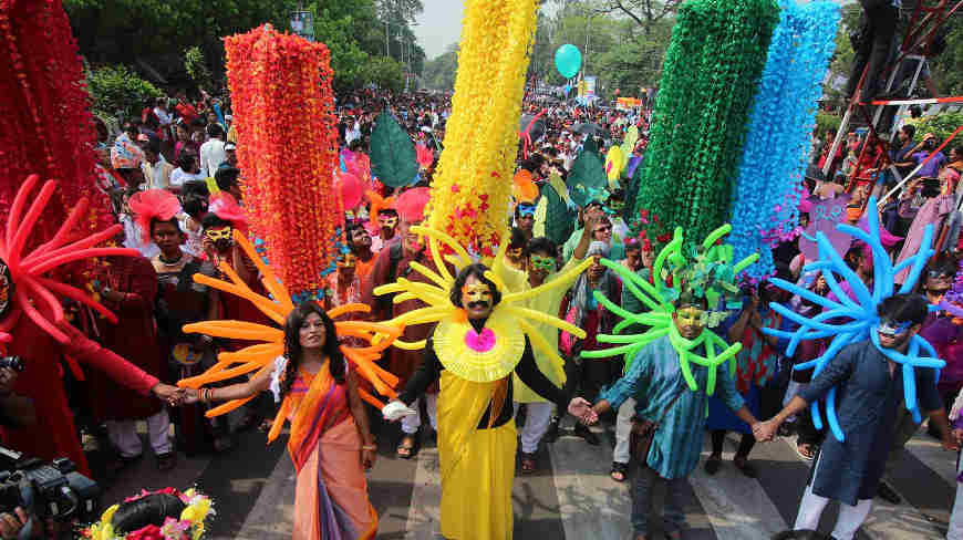 Dhaka's Rainbow Rally in 2015. (Photo courtesy of the Dhaka Tribune.)