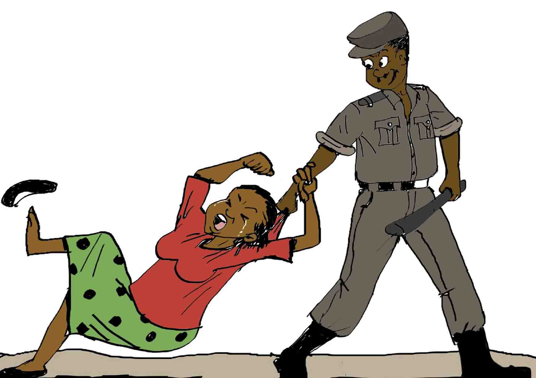 LGBTI Ugandans appeal for respect for their human dignity and protection from inhumane treatment. (Artwork by Vincent Kyabayinze)