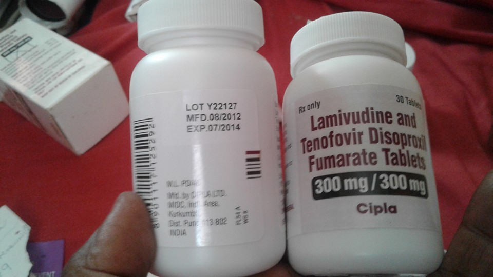 HIV medication with an expiry date in 2014, recently distributed to an HIV-positive patient in Uganda. (Photo courtesy of Stella Nyanzi)