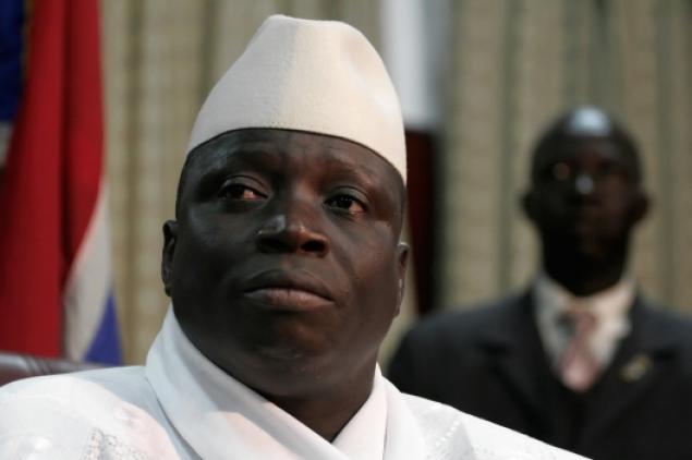 Yahya Jammeh, defeated Gambian leader. (Photo courtesy of iTele)