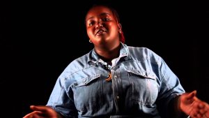 Njeri Gateru, head of legal affairs for the NGLHRC Kenyan LGBTI rights advocacy group. (Photo courtesy of YouTube)