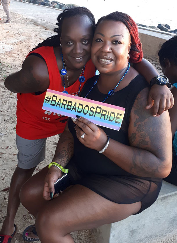 Supporters of Barbados Pride. (Photo courtesy of Maurice Tomlinson)
