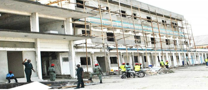 Construction at SEMIL barracks. (Photo courtesy of Jacks Oke)