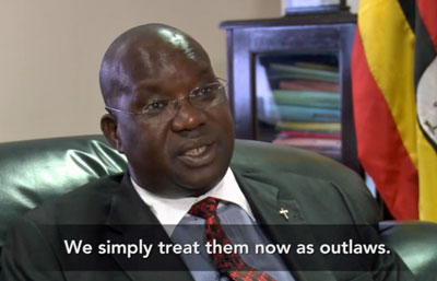 imon Lokodo, Ugandan ethics minister, describes his treatment of LGBTI people during a PBS NewsHour interview.