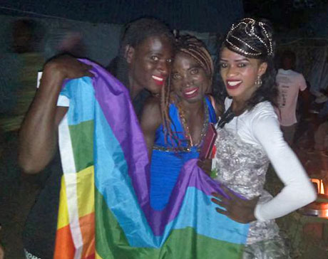 Trans refugees celebrated their trans identities during Trans Awareness Week in November 2017. (Photo courtesy of Refugee Flag Kakuma)