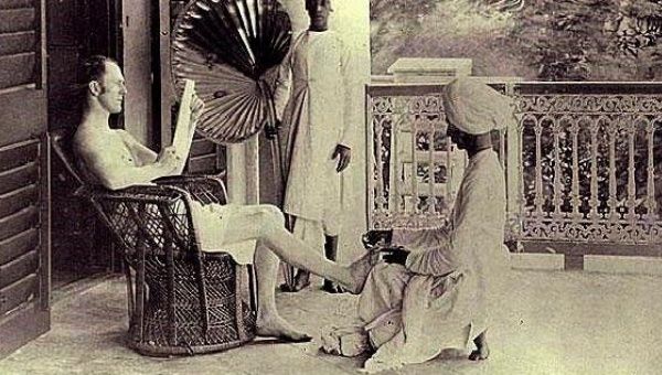 Scene from the British rule in India. (Photo courtesy of TeleSUR)