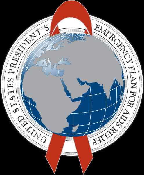 Logo of PEPFAR, the U.S. President's Emergency Plan for AIDS Relief.