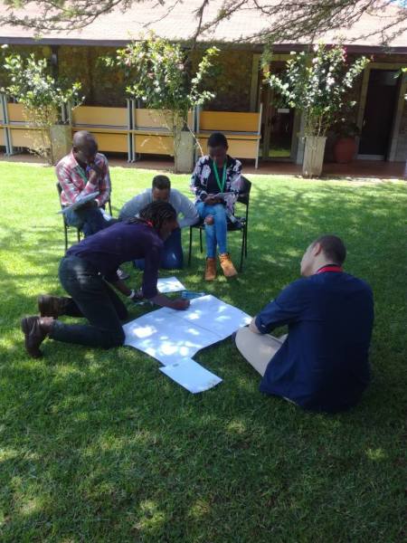 Making plans for the African Queer Youth Initiative. (Photo courtesy of AQYI)