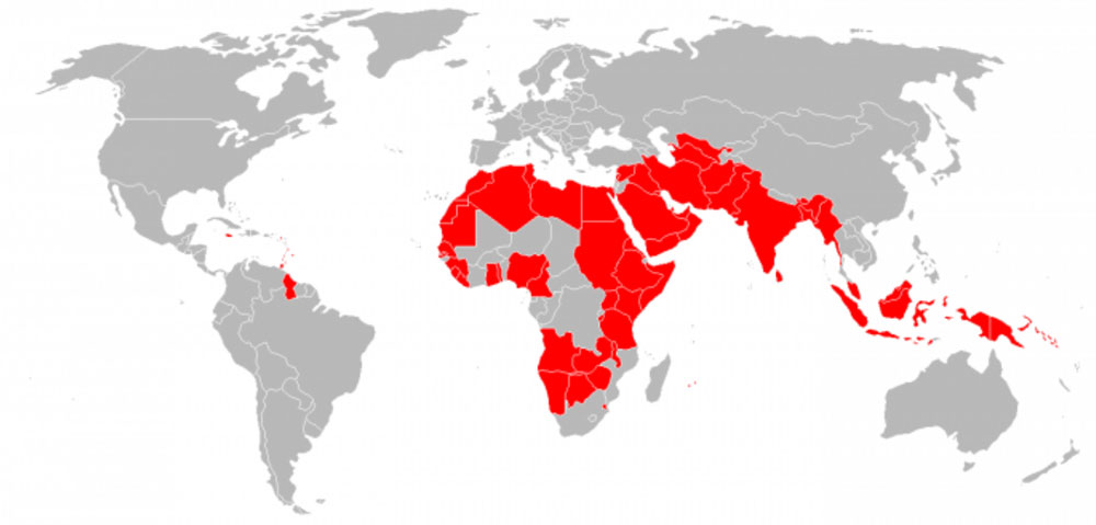 In a world where dozens of countries (shown in red) have anti-LGBT laws, about 400 million LGBTQI people are in legal jeopardy.