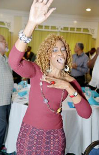 Worshipper at Jesus in the City organizational breakfast meeting at Knutsford Court Hotel in Kingston, Jamaica, on March 8. (Ian Allen photo courtesy of The Gleaner)