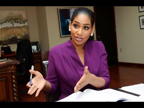 Jamaican member of parliament Lisa Hanna seeks harsher punishment for pedophiles -- a change that some conservative Christians oppose. (Rudolph Brown photo courtesy of the Gleaner)