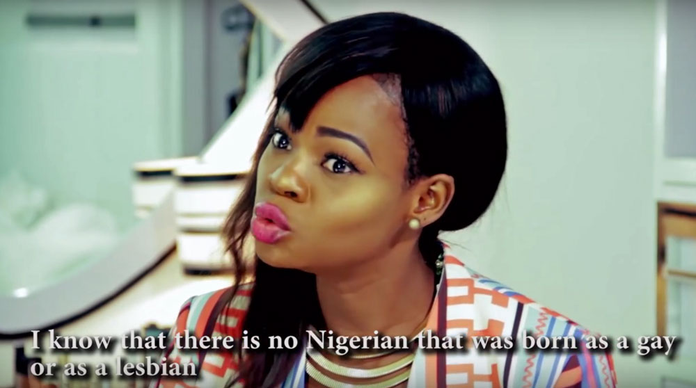 Orisaguna denies that Nigerians are born gay or lesbian. (Photo courtesy of YouTube)