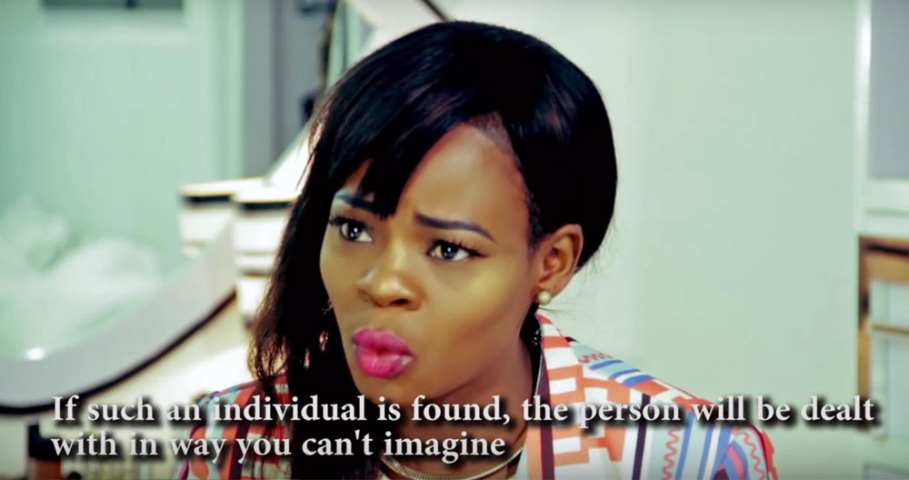 Orisaguna gives her description of the treatment of LGBT Nigerians. (Photo courtesy of YouTube)