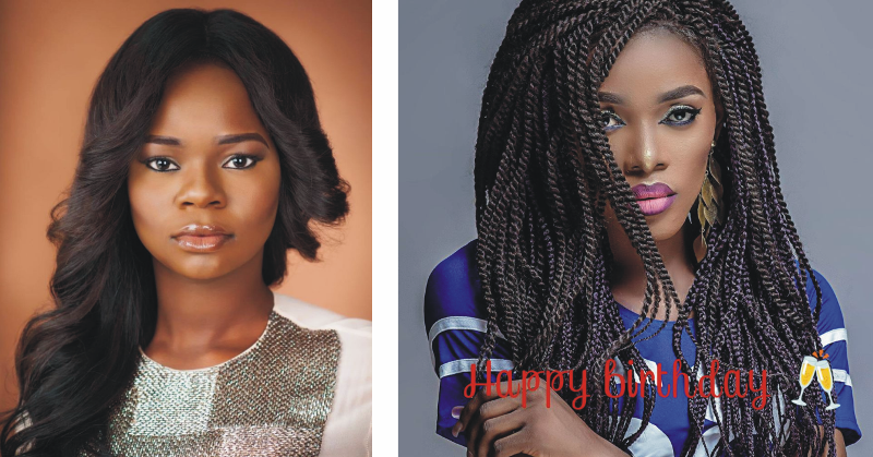 "Former bread-seller" model Olajumoke Orisaguna (left) and trans model Veso Golden Oke (right)