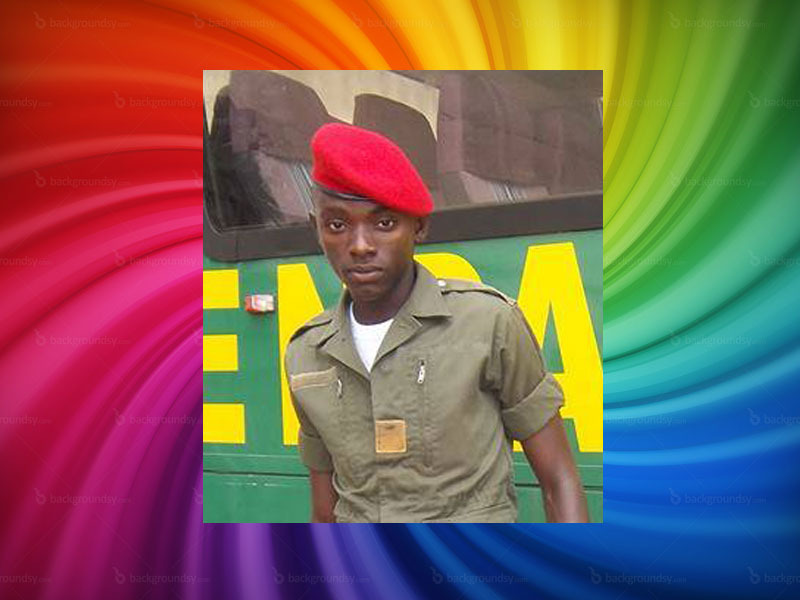 A Cameroonian police officer belonging to the Gendarmerie Nationale Camerounaise.