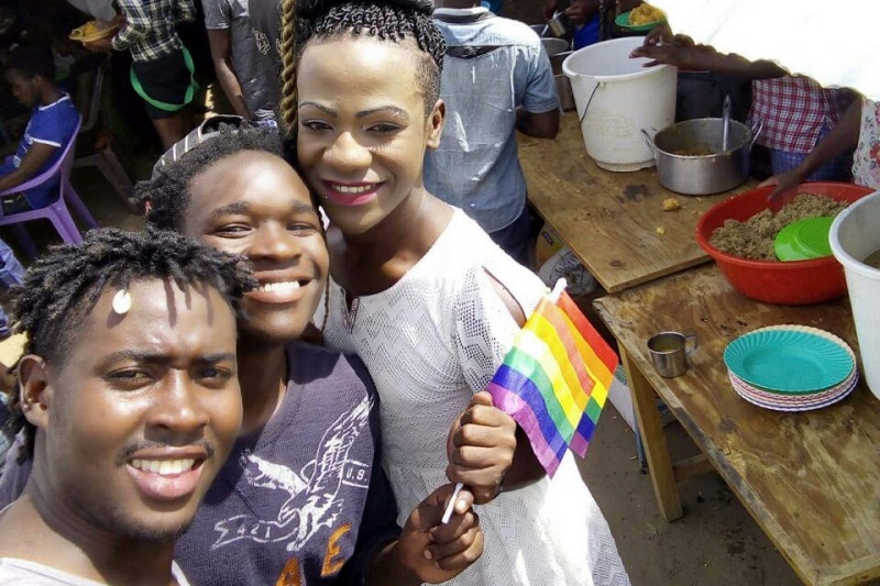 Photo accompanying the GoFundMe appeal for contributions to Pride at Kakuma Camp.