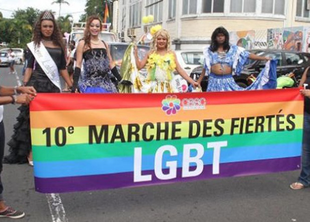 In 2015, LGBT citizens of Mauritius celebrated their 10th Pride March. (Photo courtesy of Indian Ocean Times)