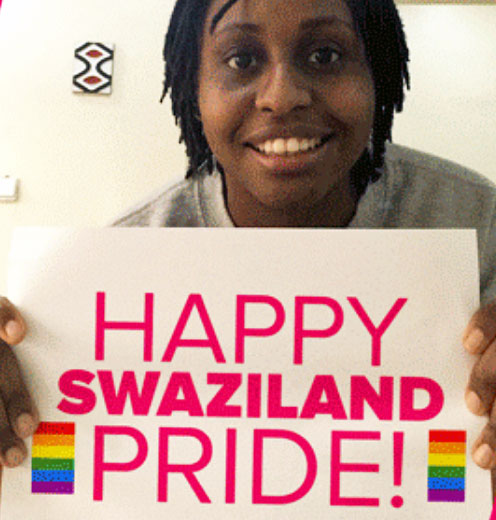 An All Out-sponsored show of support for Swaziland Pride.