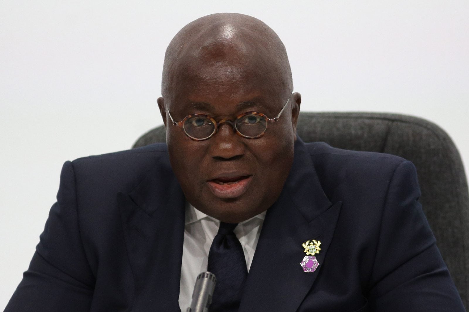 Nana Akufo-Addo, president of Ghana (Daniel Leal-Olivas photo courtesy of Agence France-Presse)