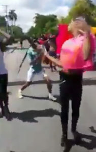 Dancing and marching for rights. (Photo courtesy of Facebook)