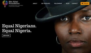 Home page of the Bisi Alimi Foundation