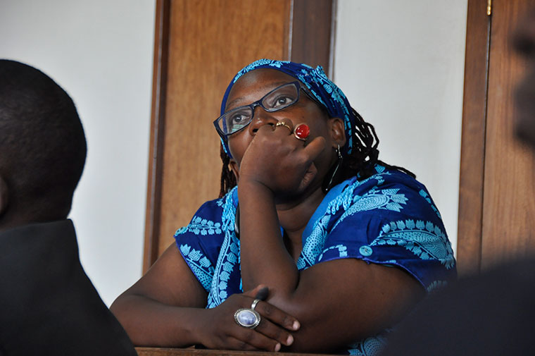 Stella Nyanzi again faces charges in court. (Photo courtesy of The Observer)