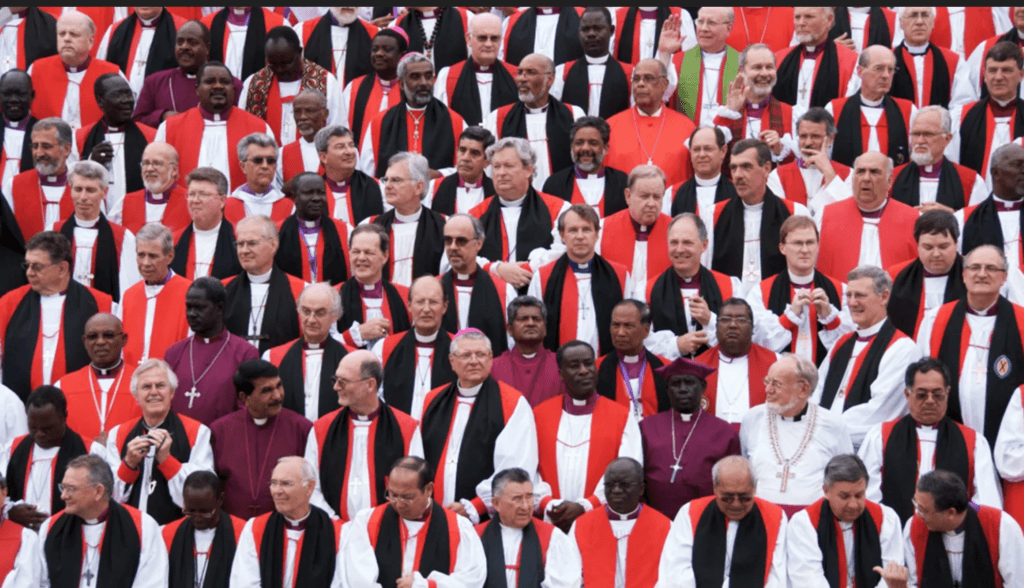 Bishops at the Lambeth Conference of 2008, when gay bishop Gene Robinson was excluded (Scott Gunn photo courtesy of ACNS) 