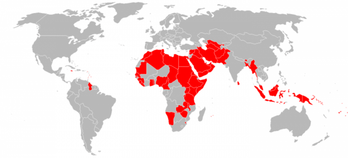 73 countries where homosexuality is illegal