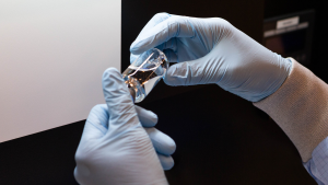 A sample of the drug remdesivir, which is undergoing tests. (Gilead Science photo)