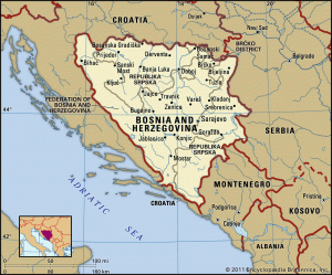 Bosnia is a small nation that borders Croatia, where migrants hope to cross into Slovenia and the European Union.