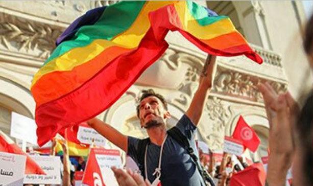 Tunisian LGBTQ rights protest. (File photo)