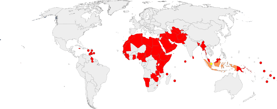 67 countries where homosexuality is illegal