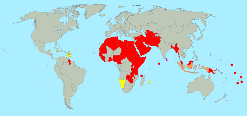 996px x 467px - 67 countries where homosexuality is illegal