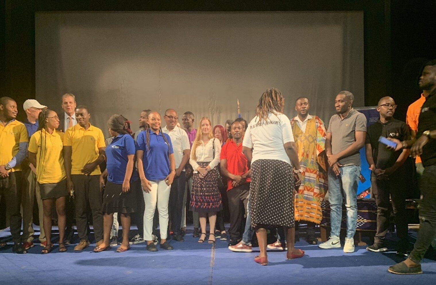 Contestants at the second annual advocacy competition