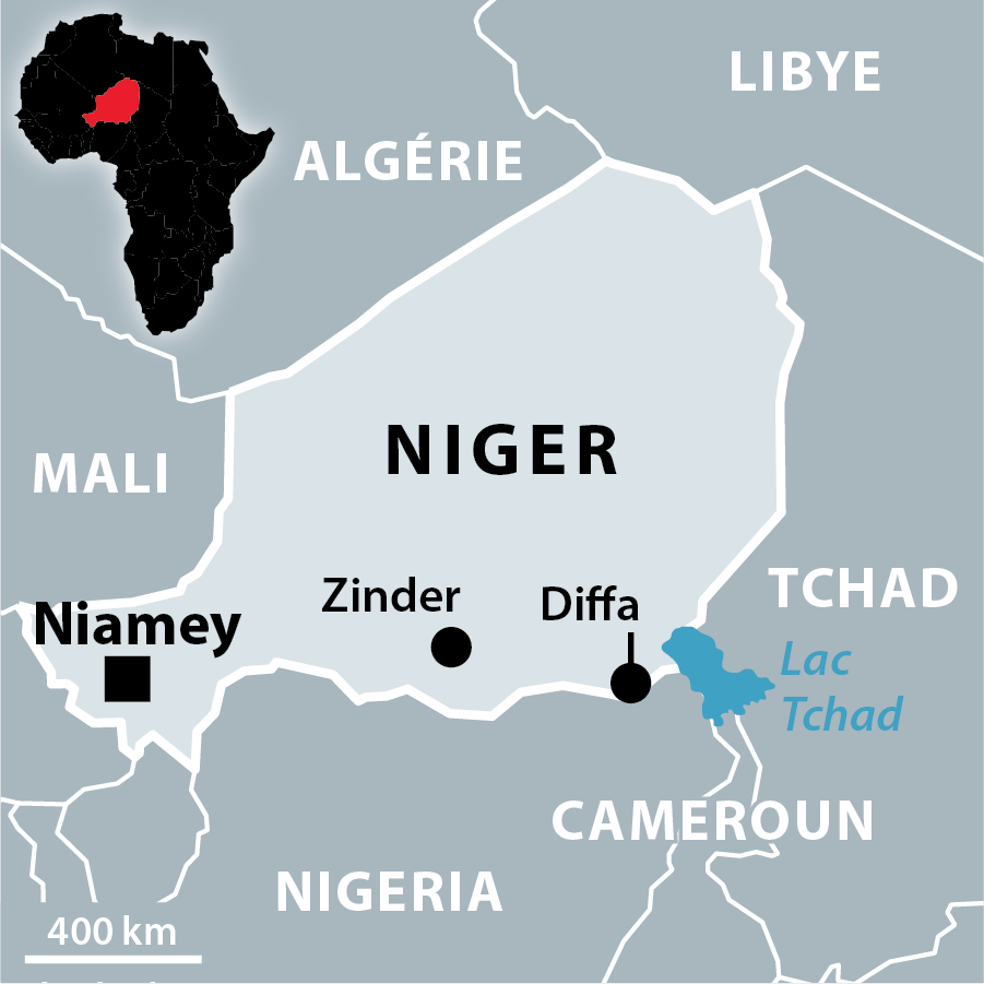 Niger is a landlocked West African country in the Sahel (Source: Libération newspaper)