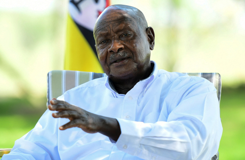 Ugandan President Yoweri Museveni (Abubaker Lubowa photo courtesy of Reuters)