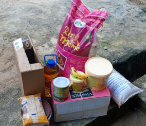 Groceries delivered to unjustly imprisoned lesbian couple Katie and Mimi included food to supplement their meager prison rations. (Photo by Steeves Winner)