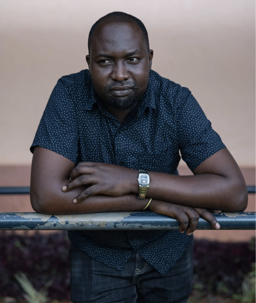 Nathanian Issa Rwaguma, a gay man and human rights activist. “We are suffering so much, and our life is in danger,” he said. (Esther Ruth Mbabazi photo courtesy of New York TImes)