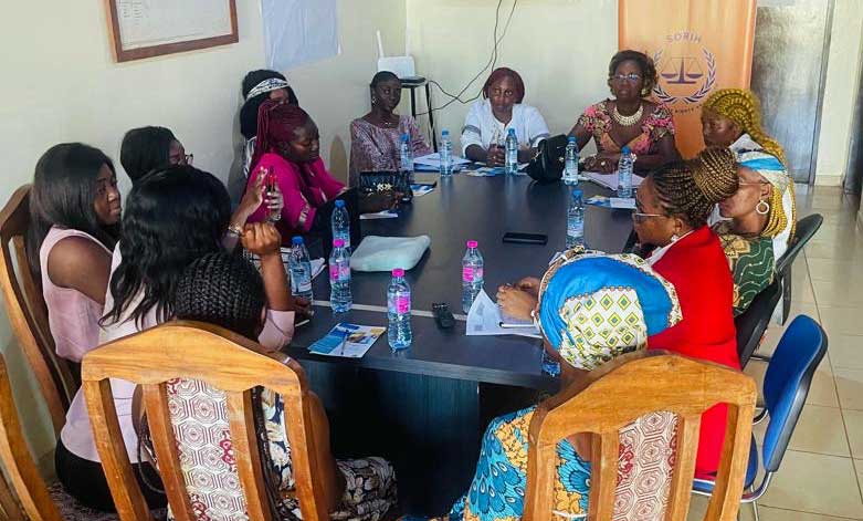 A round table discussion during the SOS Solidarity launch celebration focused on gender and female leadership.